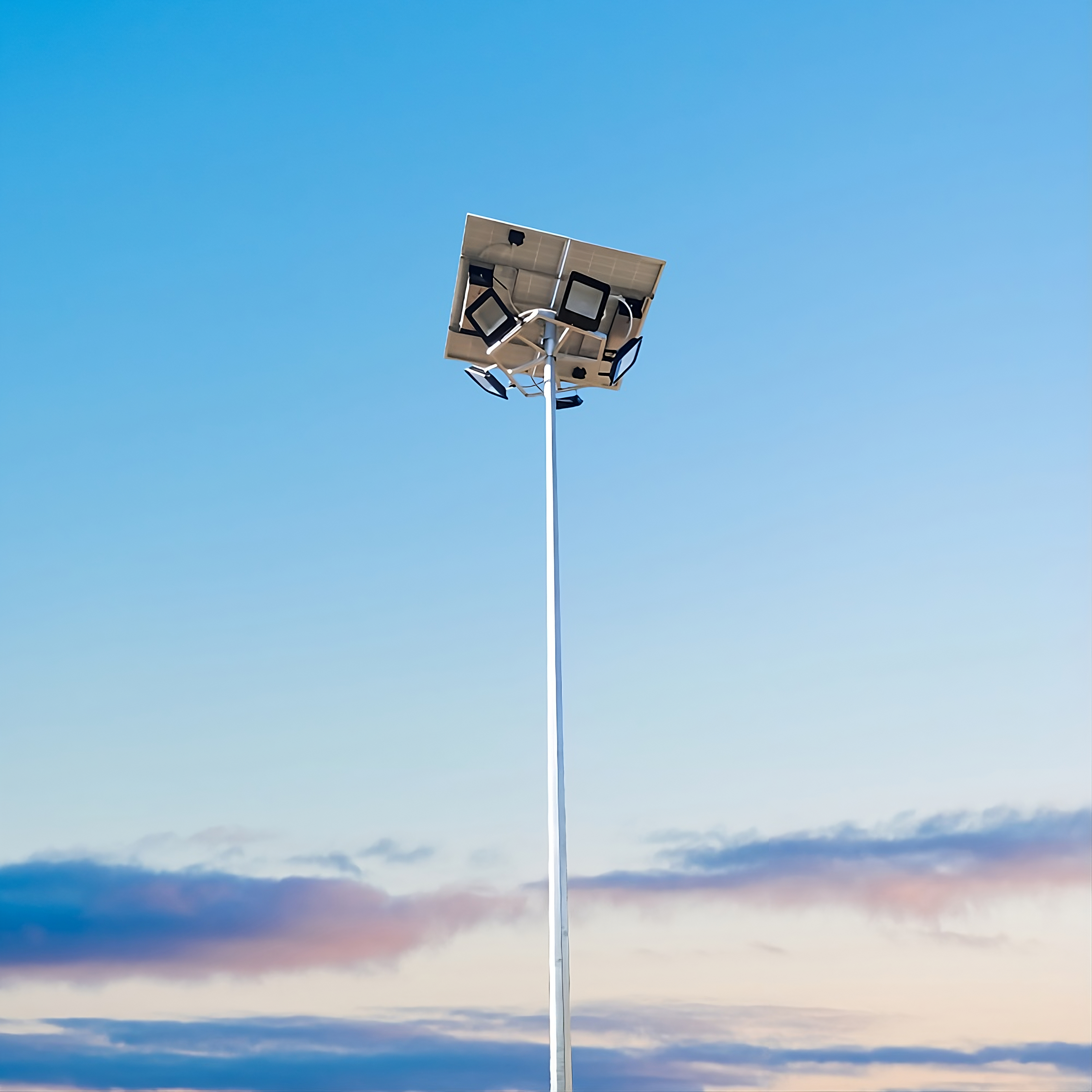 SOLAR HIGH MAST POLE